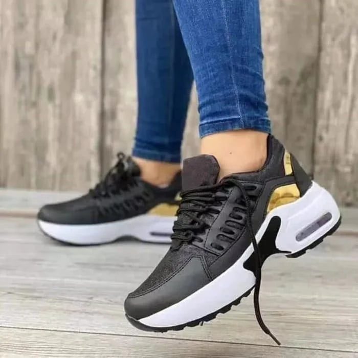 Women’s Layered Mesh Platform Sneakers