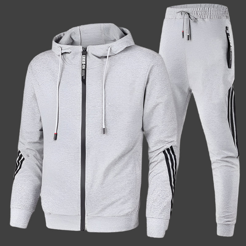 Tweedelige set met elastische taille en eenvoudige afwerking