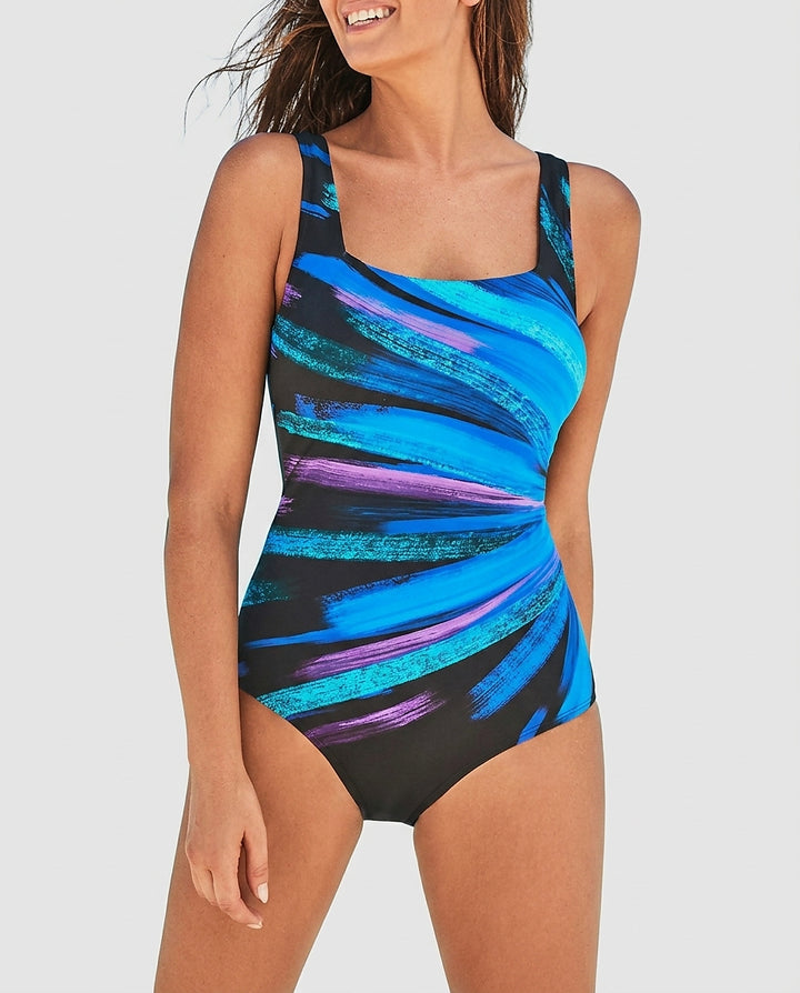 Women’s Graphic One-Piece Swimsuit - Front [Lystr 6a992d2a8fb1eea96e728d46:front]
