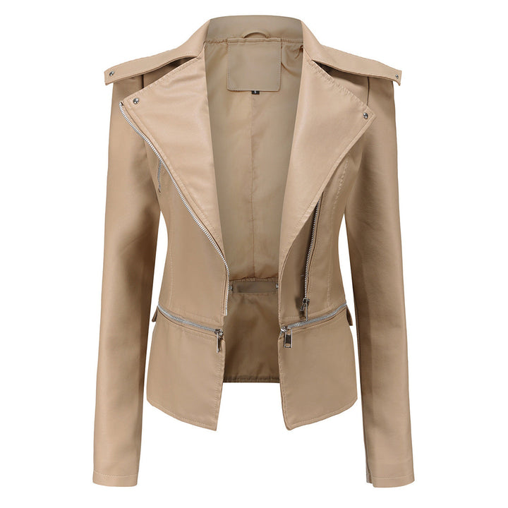 Women’s Slim-Fit Leather Jacket