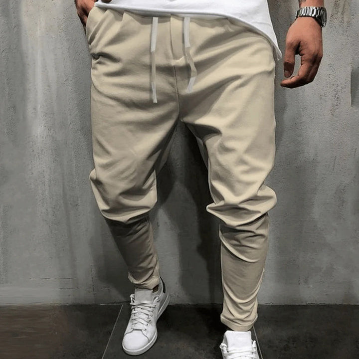 Men’s Jogger-Style Pants with Dropped Crotch