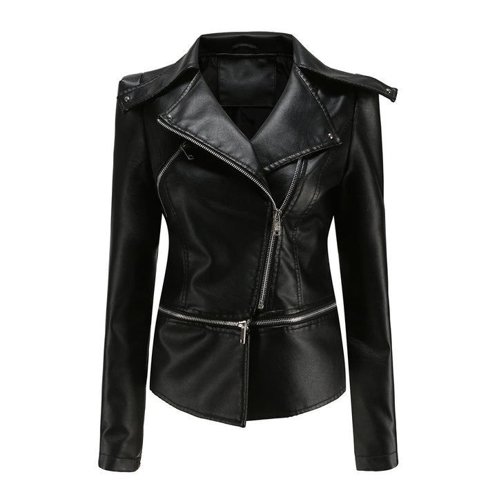 Women’s Slim-Fit Leather Jacket