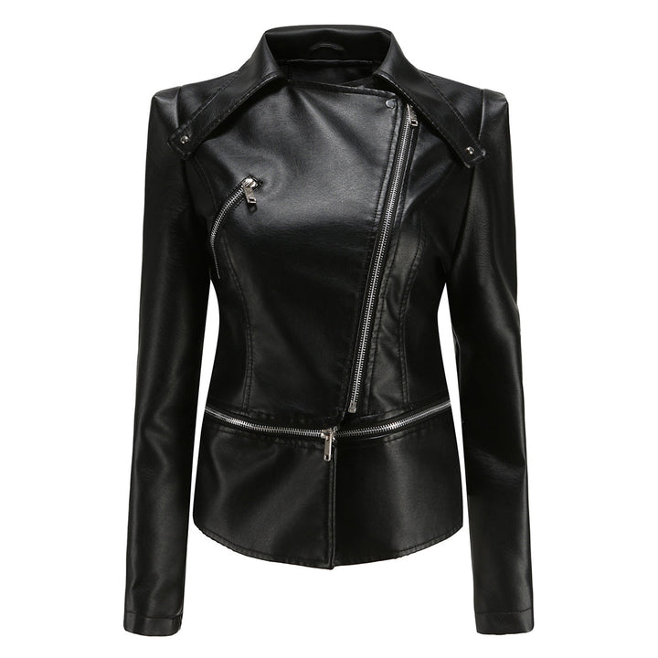 Women’s Slim-Fit Leather Jacket