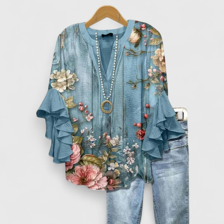 Stylish Bohemian Women's Blouse