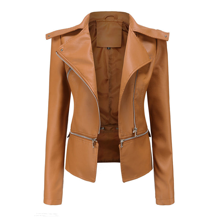 Women’s Slim-Fit Leather Jacket