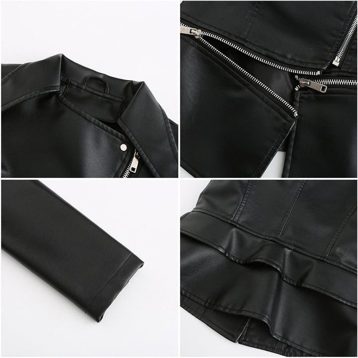 Women’s Slim-Fit Leather Jacket