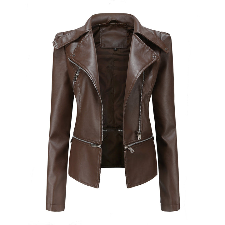 Women’s Slim-Fit Leather Jacket