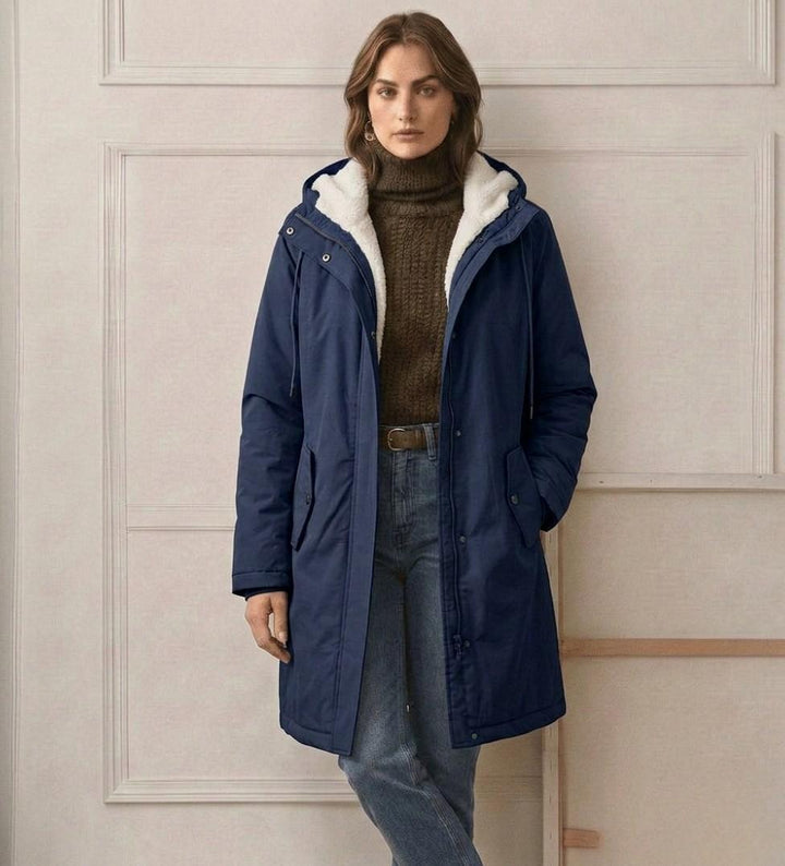 Waterproof Fleece-Lined Women's Long Parka