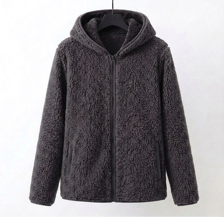 Cozy Hooded Women's Sherpa Coat