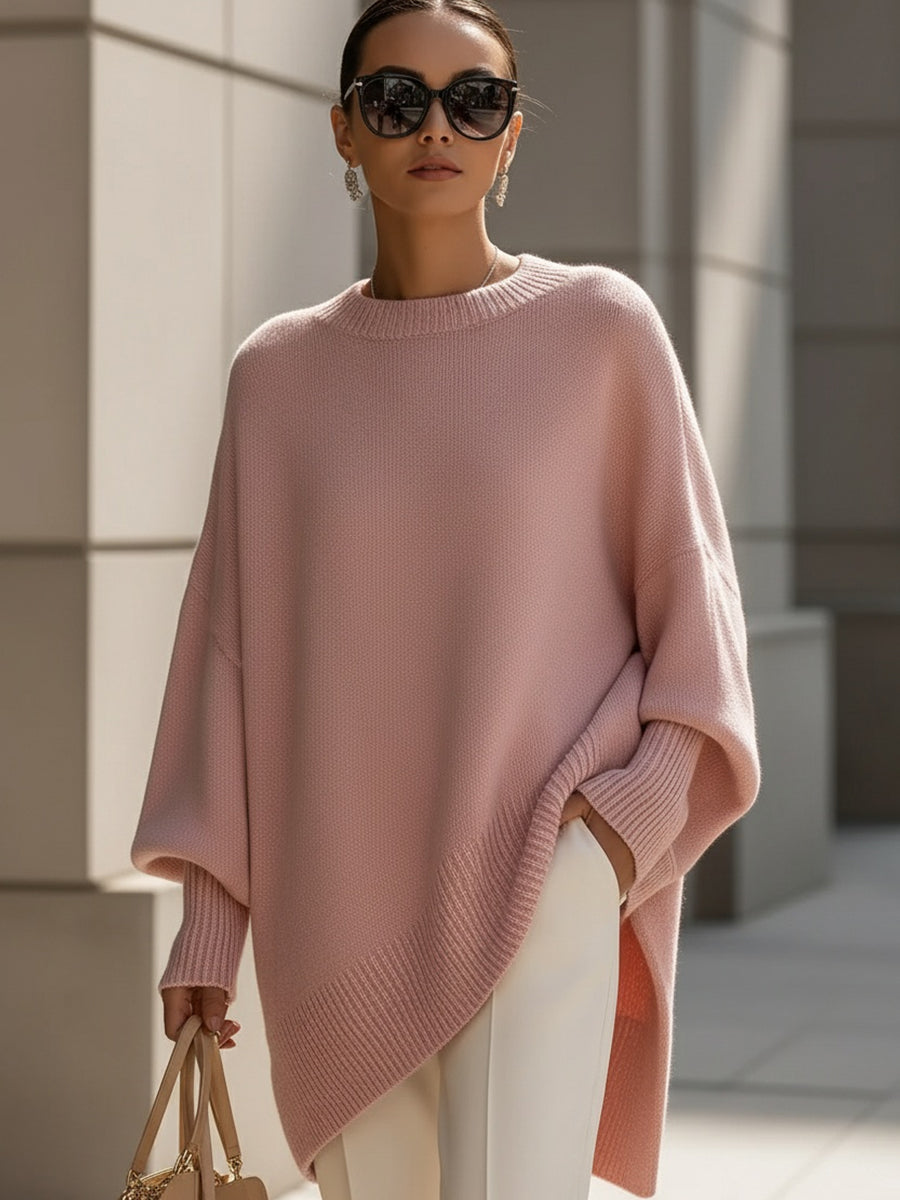 Cozy Oversized Women's Wool-Blend Jumper