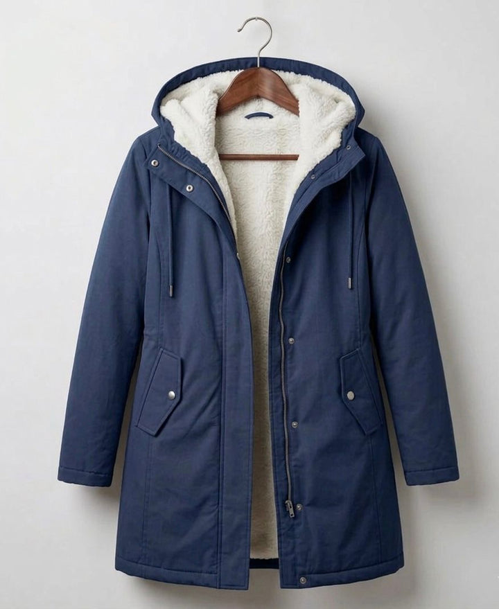 Waterproof Fleece-Lined Women's Long Parka
