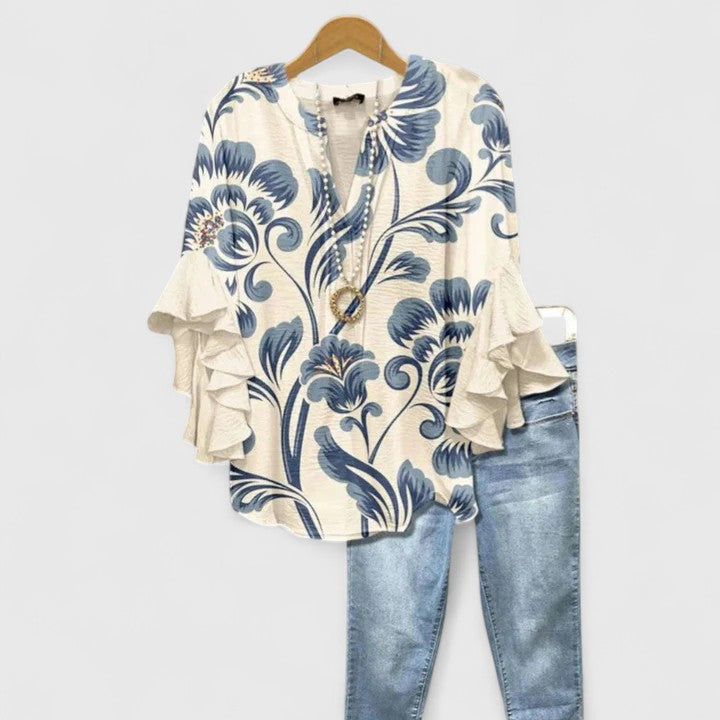 Stylish Bohemian Women's Blouse