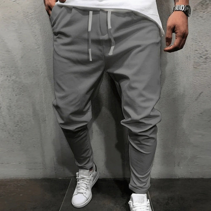Men’s Jogger-Style Pants with Dropped Crotch