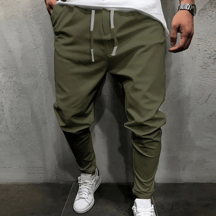 Men’s Jogger-Style Pants with Dropped Crotch