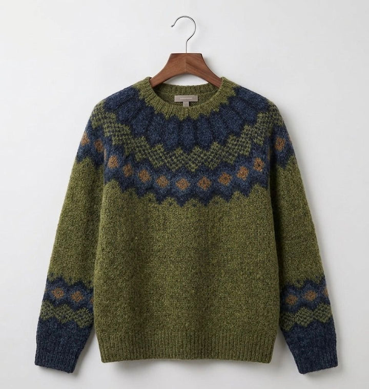 Cozy Nordic-Knit Women's Jumper