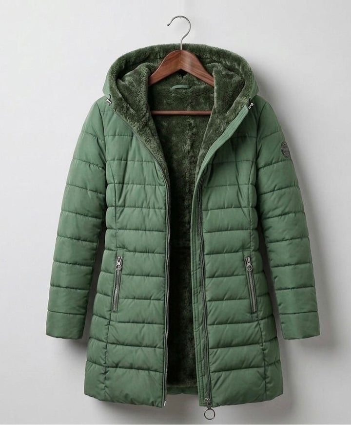 Warm Quilted A-Line Women's Winter Coat