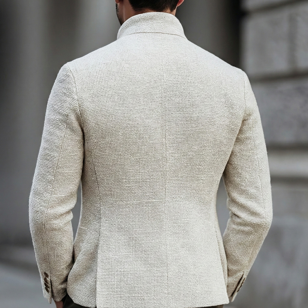 Refined Single Breasted Men's Cardigan