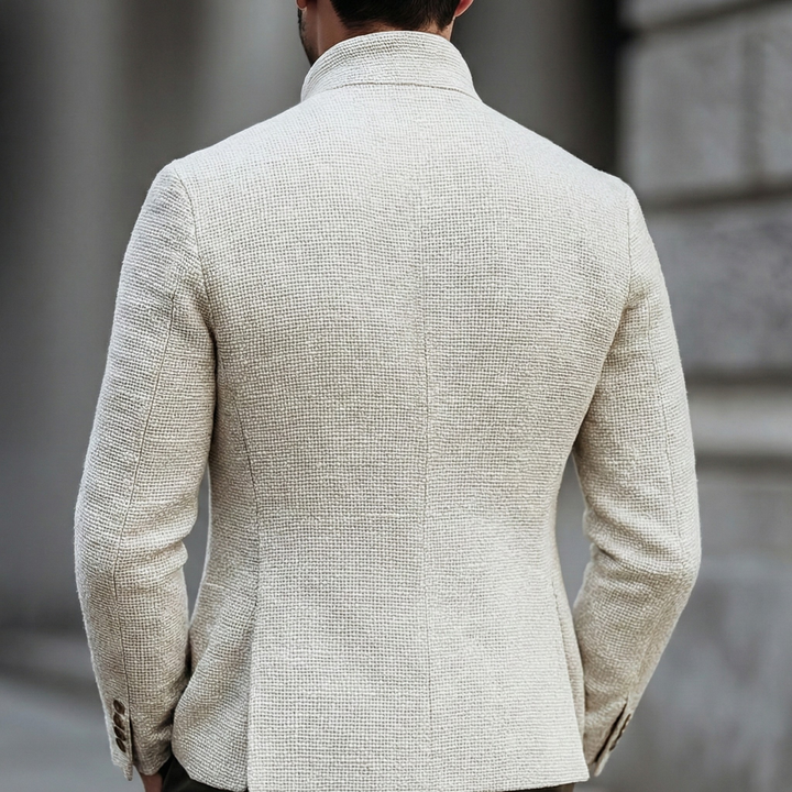 Refined Single Breasted Men's Cardigan