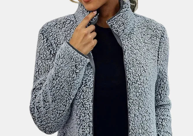 Cozy Soft Women's Teddy Jacket