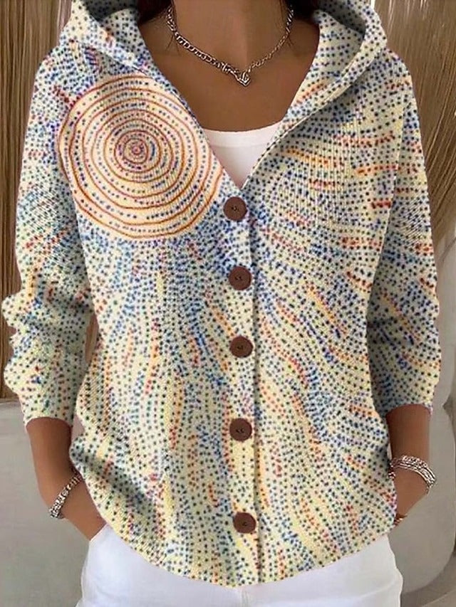 Warm Stylish Women's Long Cardigan