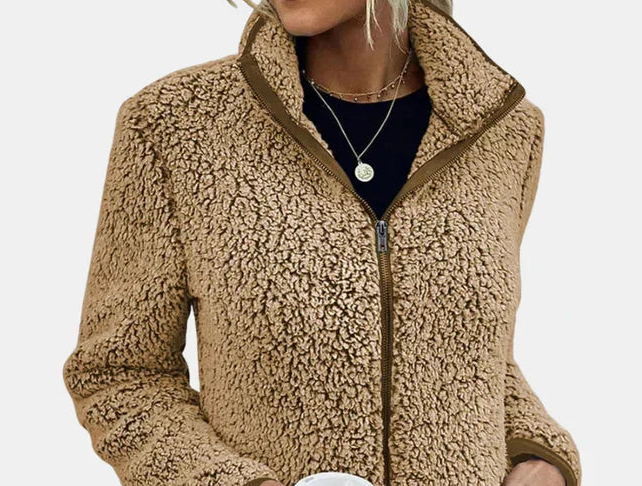 Cozy Soft Women's Teddy Jacket