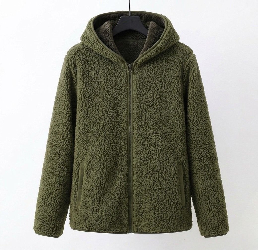 Cozy Hooded Women's Sherpa Coat