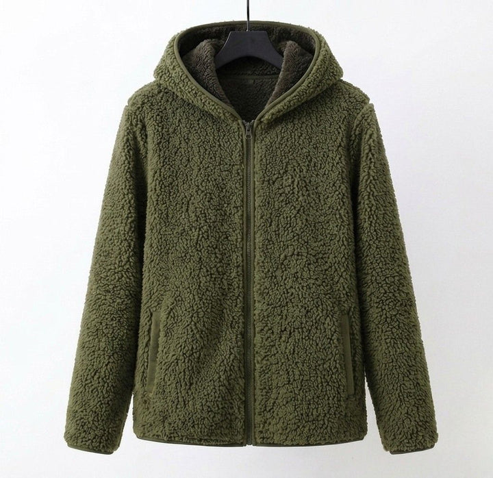 Cozy Hooded Women's Sherpa Coat