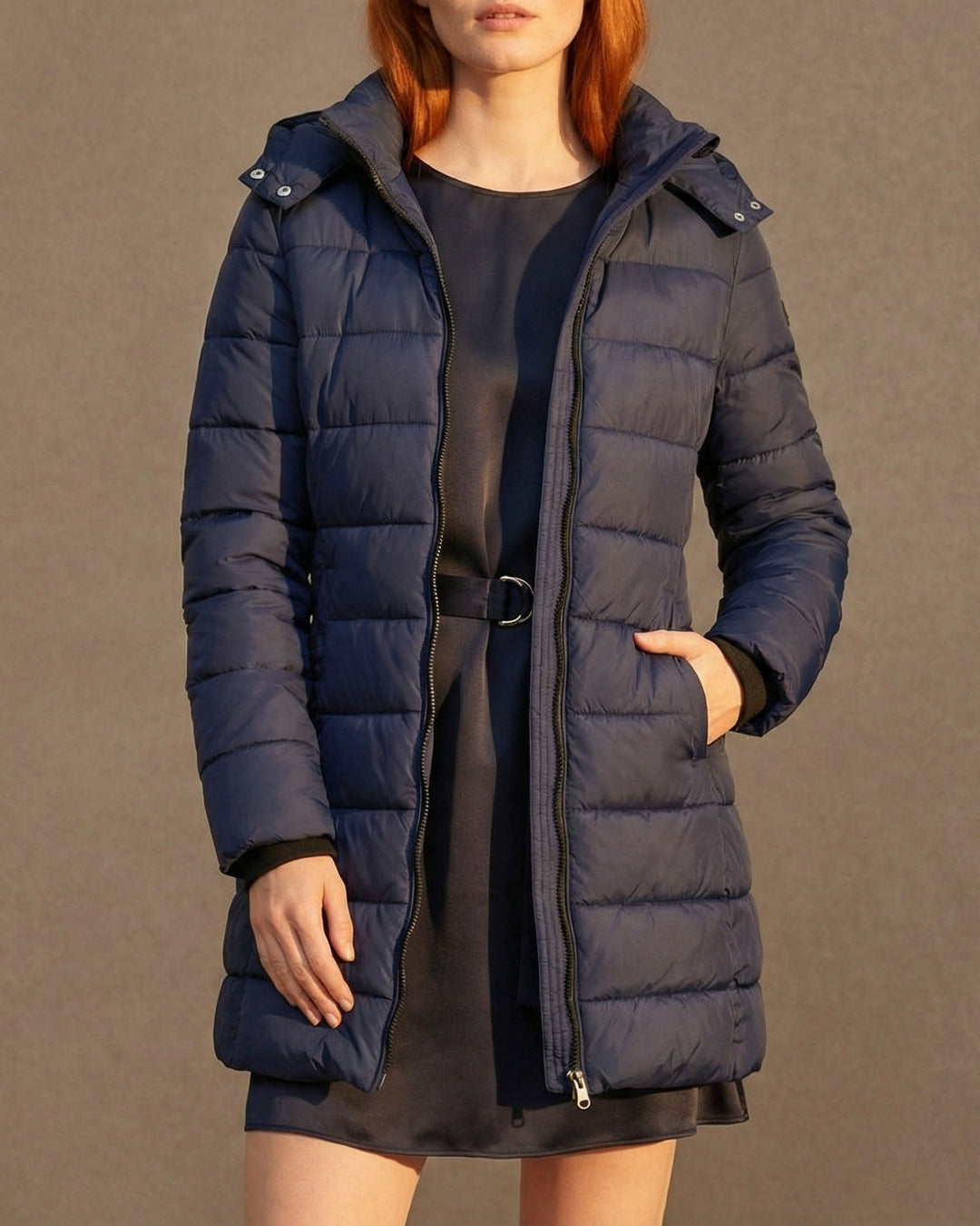 Warm Lightweight Women's Quilted Puffer Coat