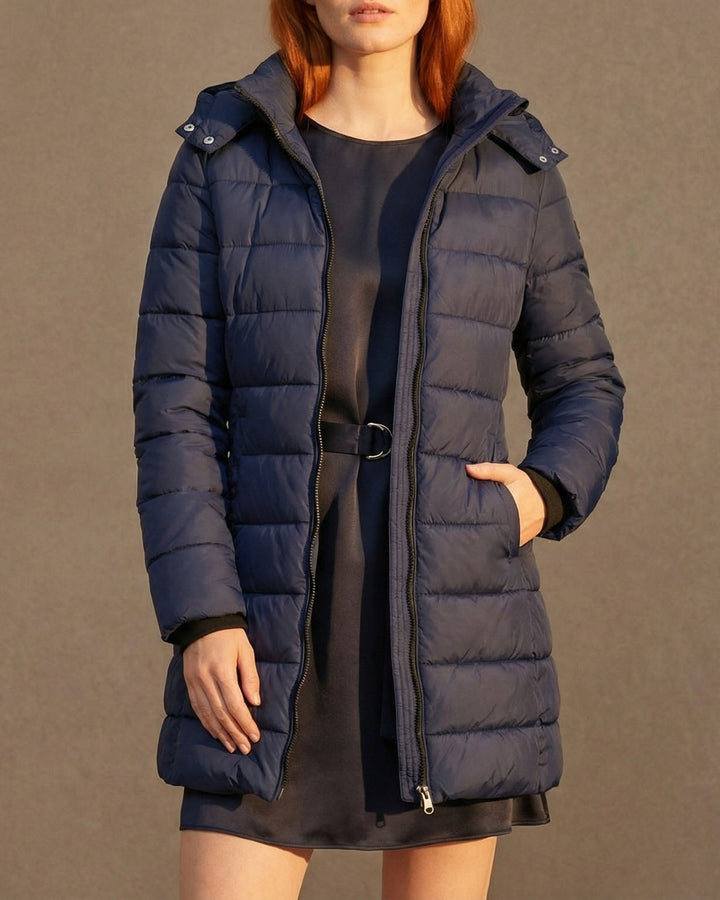 Warm Lightweight Women's Quilted Puffer Coat
