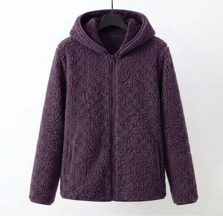 Cozy Hooded Women's Sherpa Coat