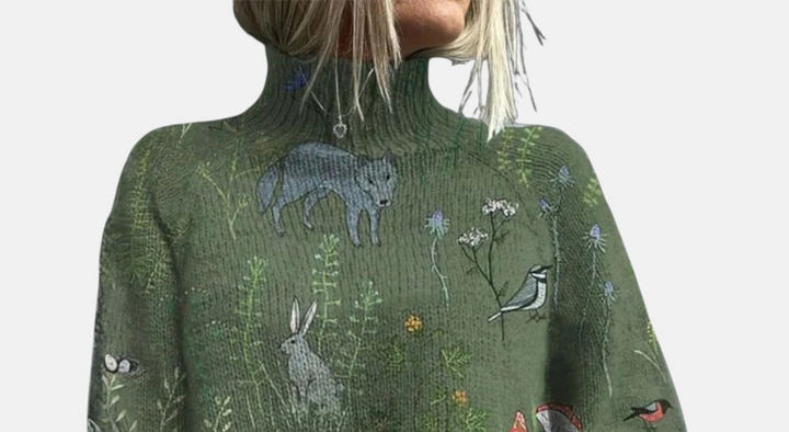 Elegant Soft Women's Turtleneck Jumper