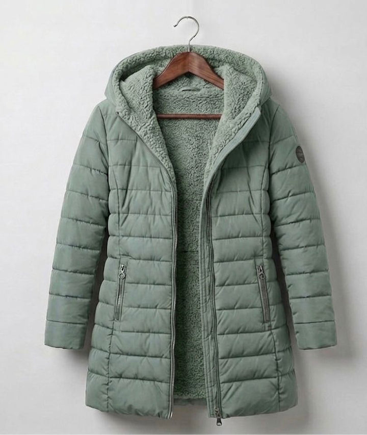 Warm Quilted A-Line Women's Winter Coat