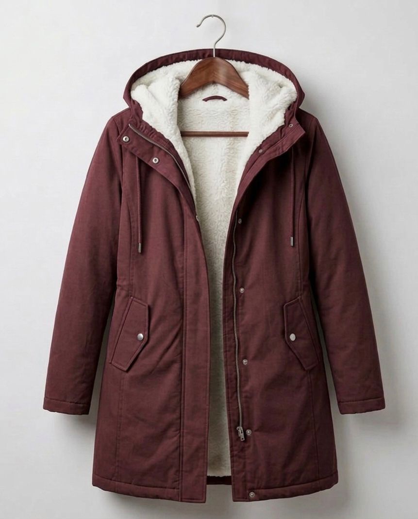 Waterproof Fleece-Lined Women's Long Parka