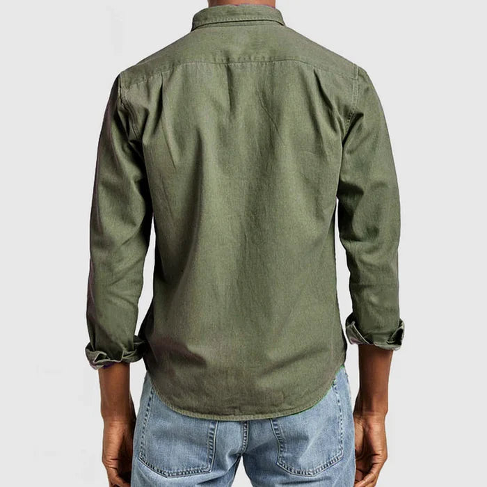 Men | Long-sleeved shirt with chest pocket