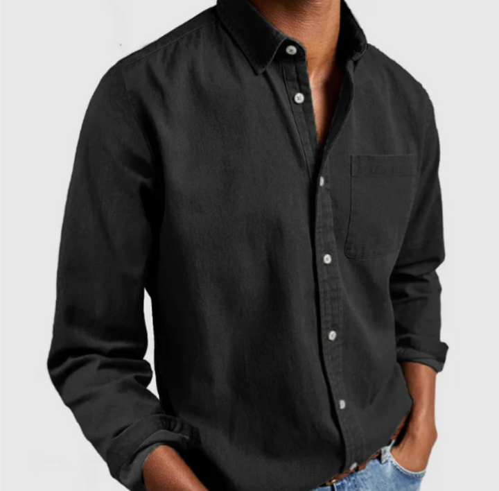 Men | Long-sleeved shirt with chest pocket