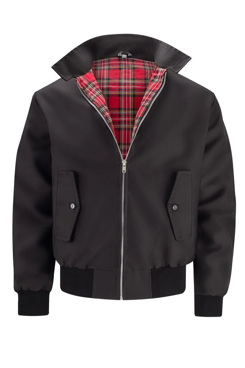 Men's Jacket with Zip and High Collar