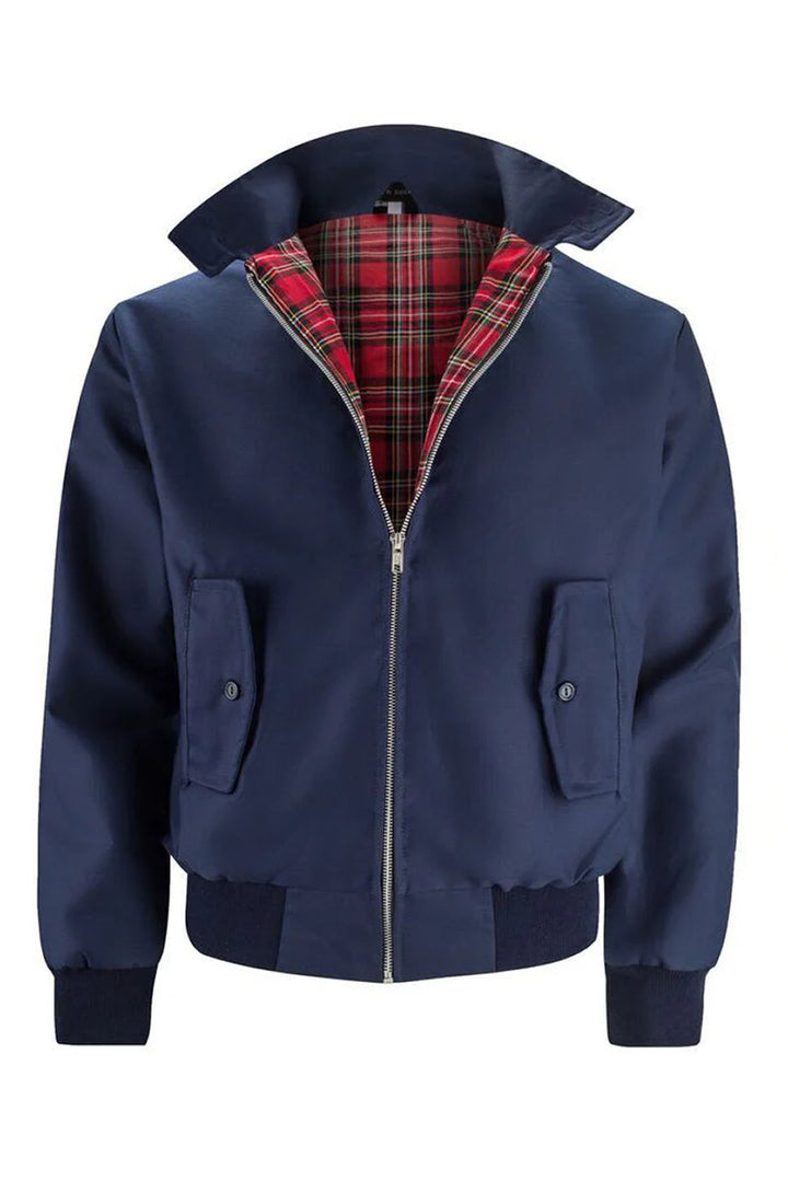 Men's Jacket with Zip and High Collar