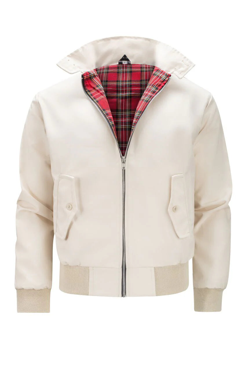 Men's Jacket with Zip and High Collar