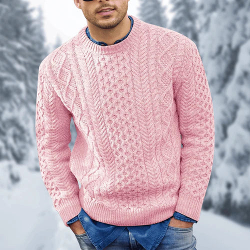 Men's Knitted Pattern Sweater