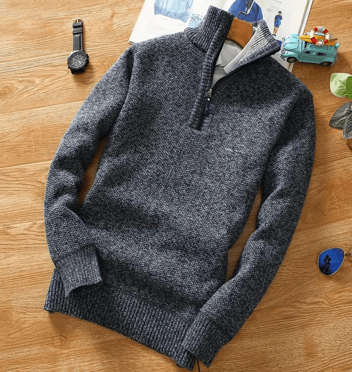 Men's Quarter-Zip Sweater