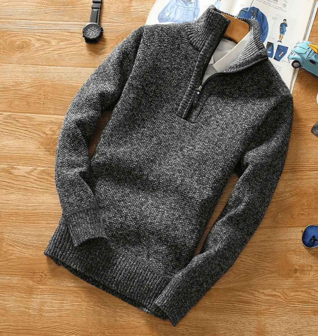 Men's Quarter-Zip Sweater