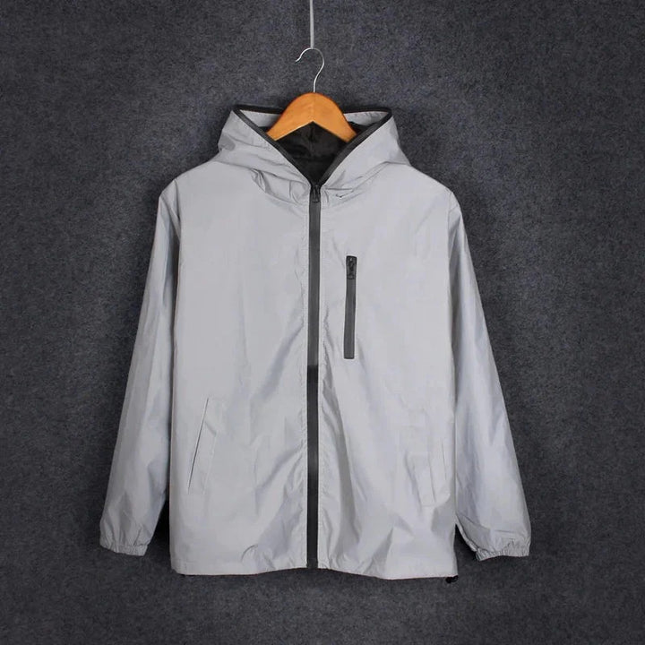 Men's Reflective Jacket with Hood