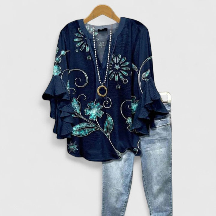 Stylish Bohemian Women's Blouse