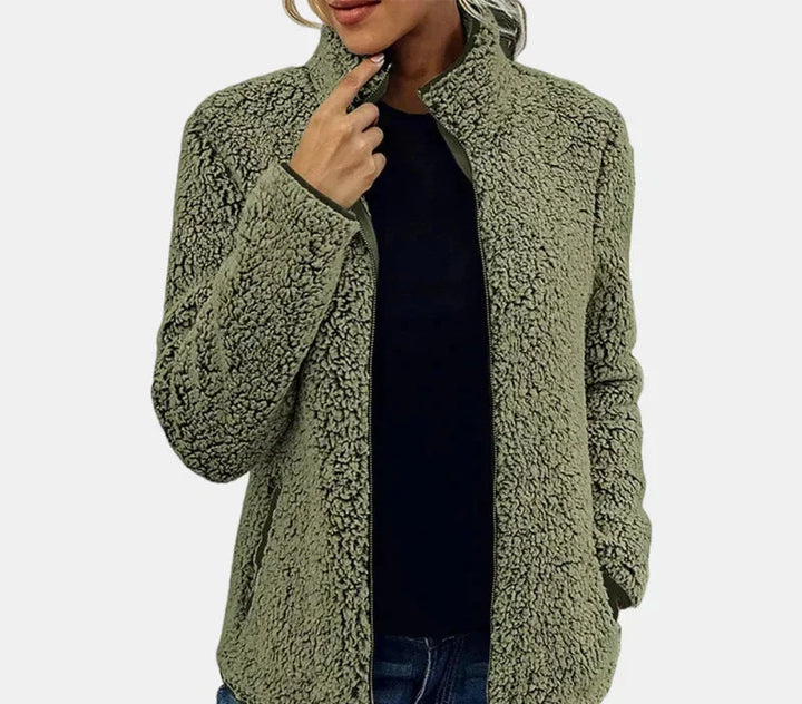 Cozy Soft Women's Teddy Jacket