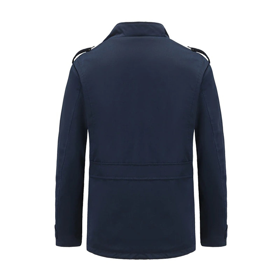 Men’s Stand-Up Collar Button Jacket