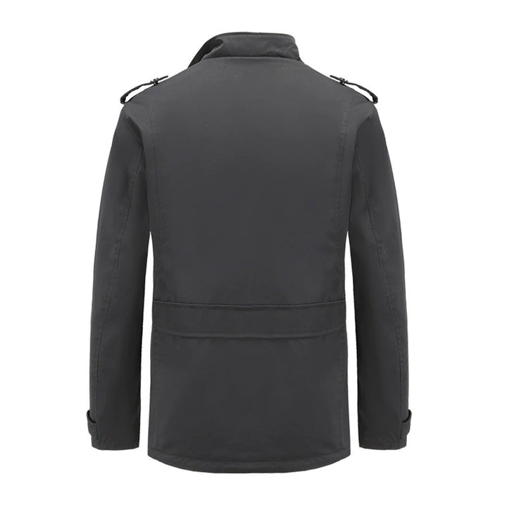 Men’s Stand-Up Collar Button Jacket