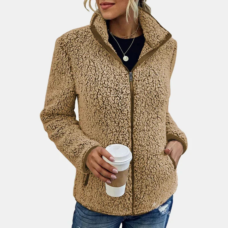 Cozy Soft Women's Teddy Jacket