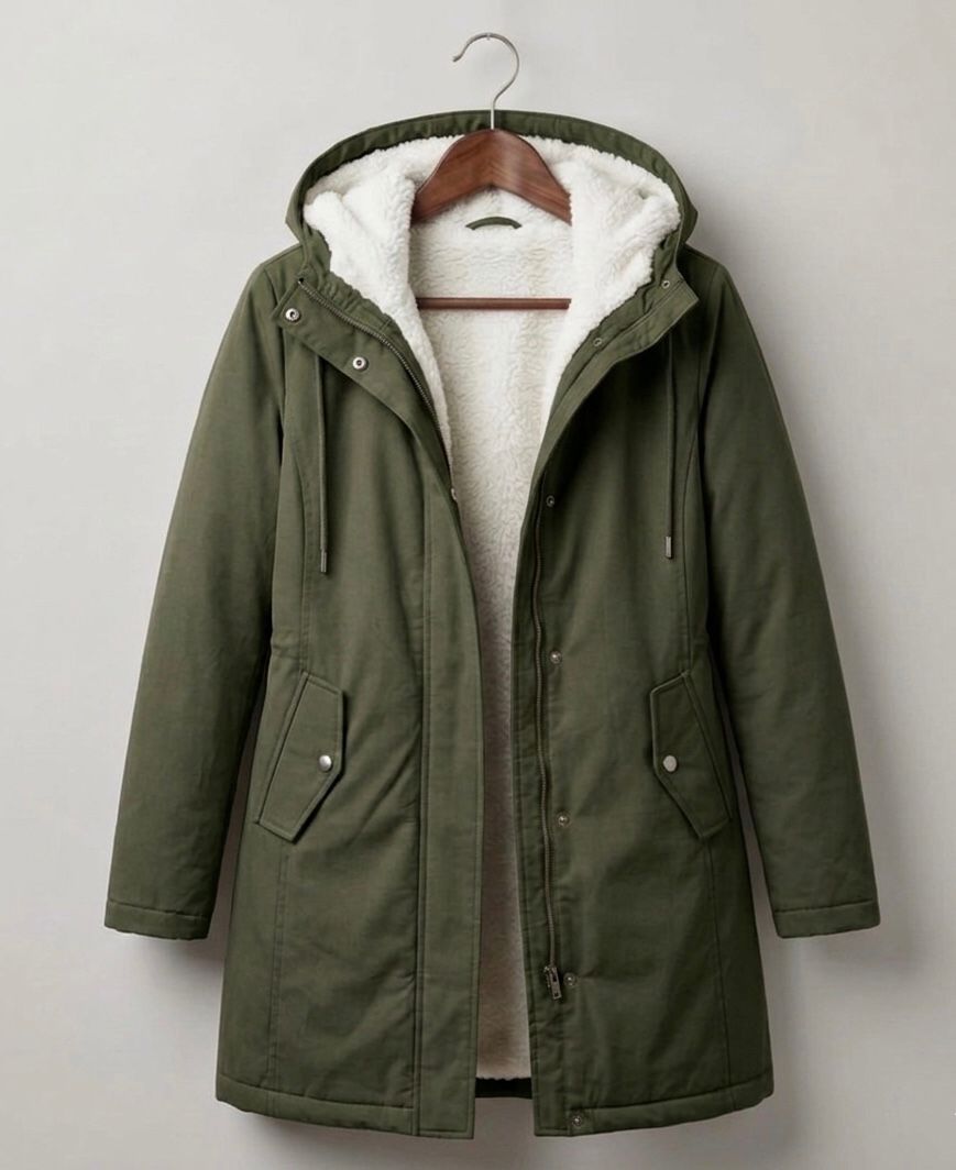 Waterproof Fleece-Lined Women's Long Parka