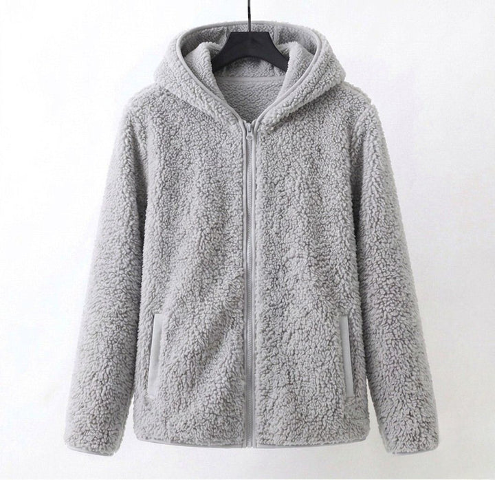 Cozy Hooded Women's Sherpa Coat