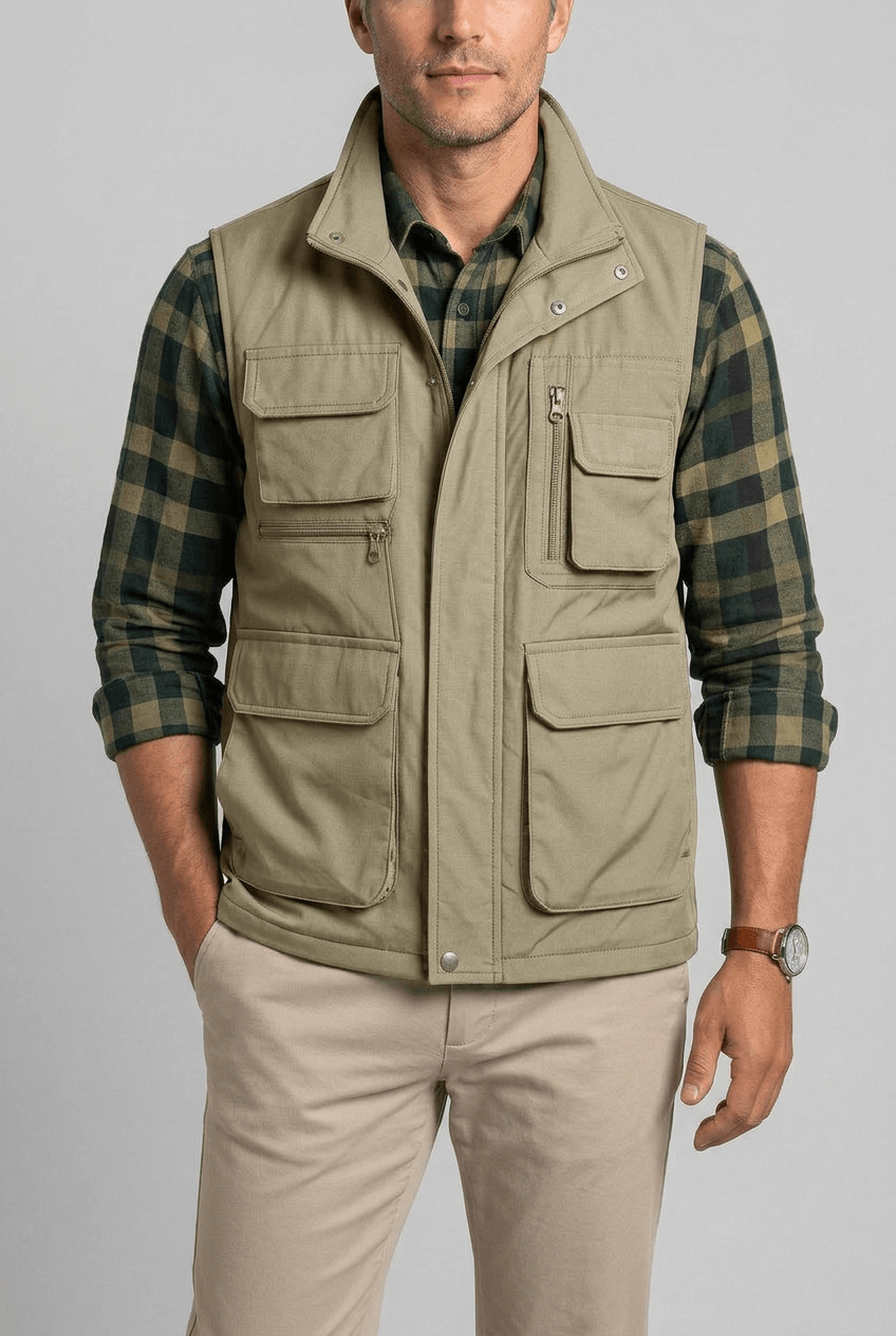 Versatile Practical Men's Utility Gilet